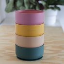 PETITE&MARS Kétszínű szilikon tál Take&Match Misty Green 6m+