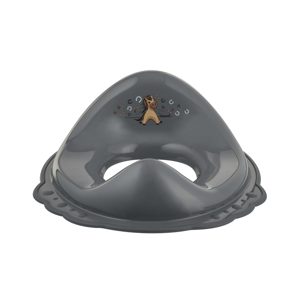 MALTEX WC szűkítő fogantyúval Lovacska Minimal - steel grey