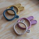 PETITE&MARS Szilikon rágóka Teddy Misty Green 0m+