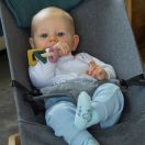 PETITE&MARS szilikon rágóka Figures Desert Sand 0m+