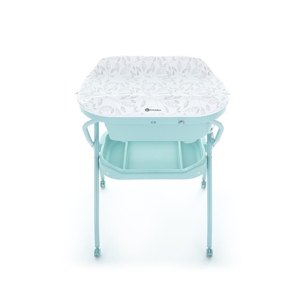 PETITE&MARS Pelenkázó állvány káddal Spa 3in1 Mint