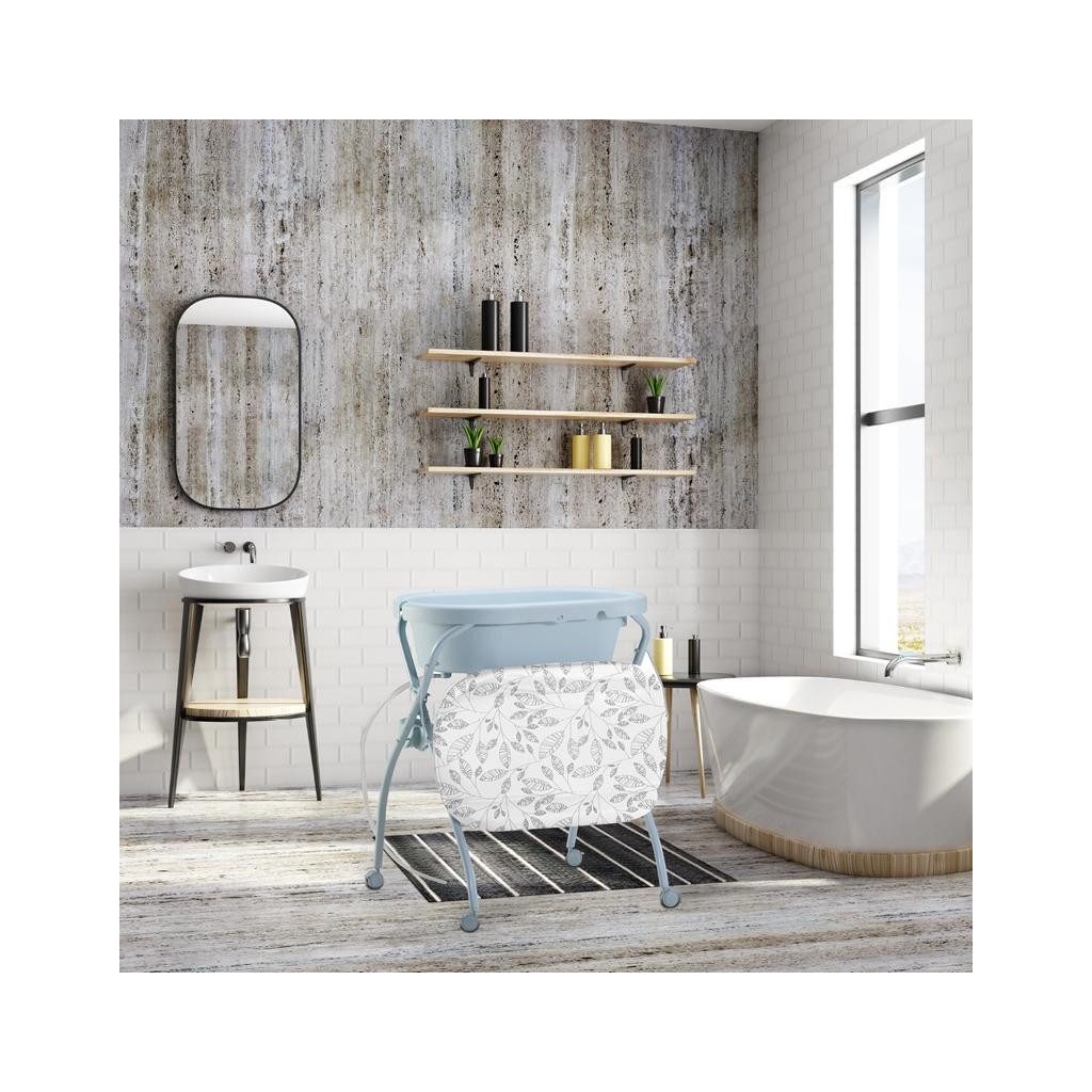 PETITE&MARS Pelenkázó állvány káddal Spa 3in1 Mint