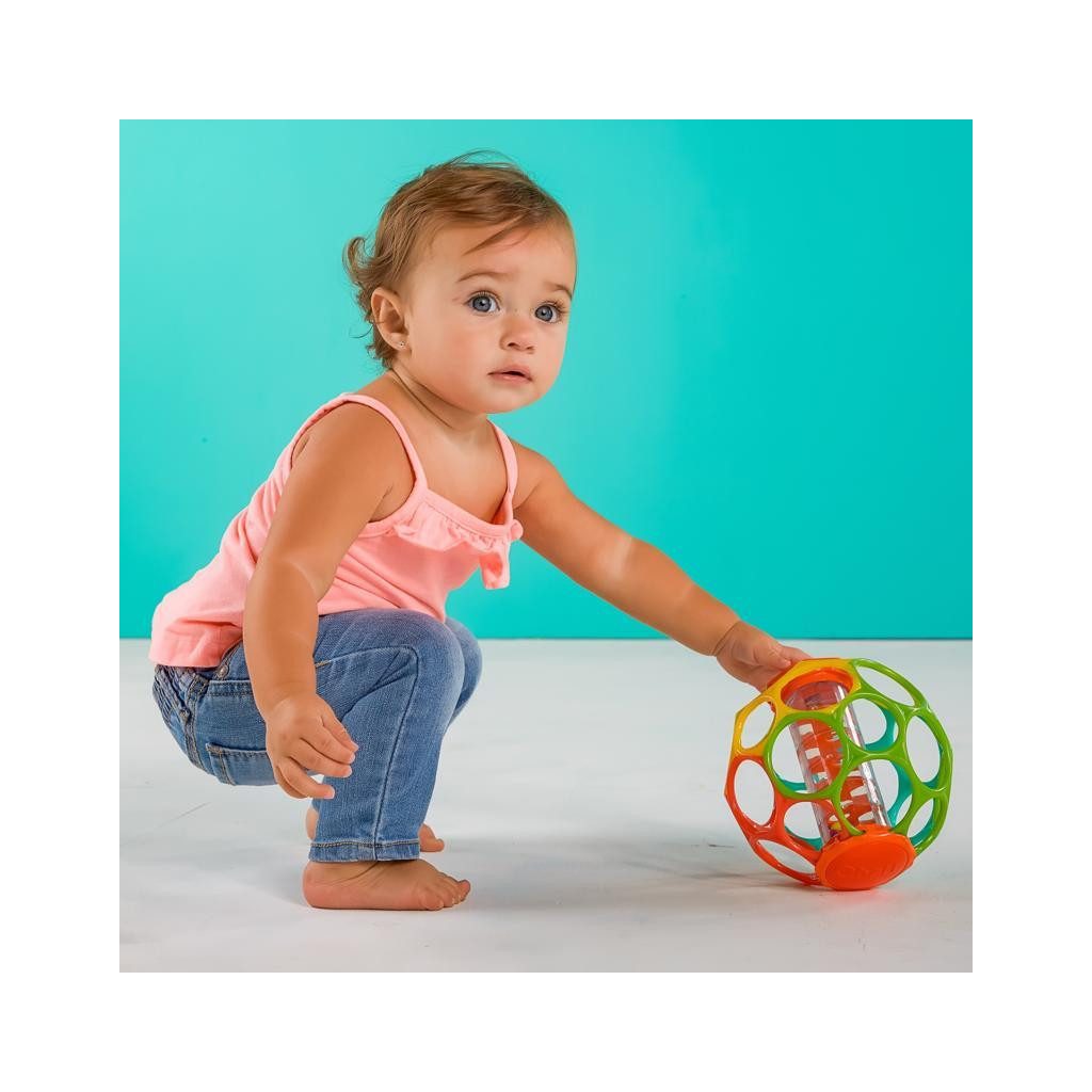 OBALL játék Rollin Rainstick 15 cm, 3hó+