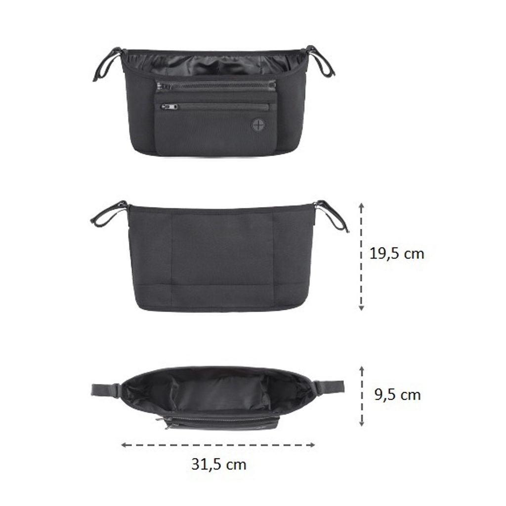 PETITE&MARS Rendszerező babakocsira levehető zsebbel Pocket Zip