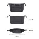 PETITE&MARS Rendszerező babakocsira levehető zsebbel Pocket Zip