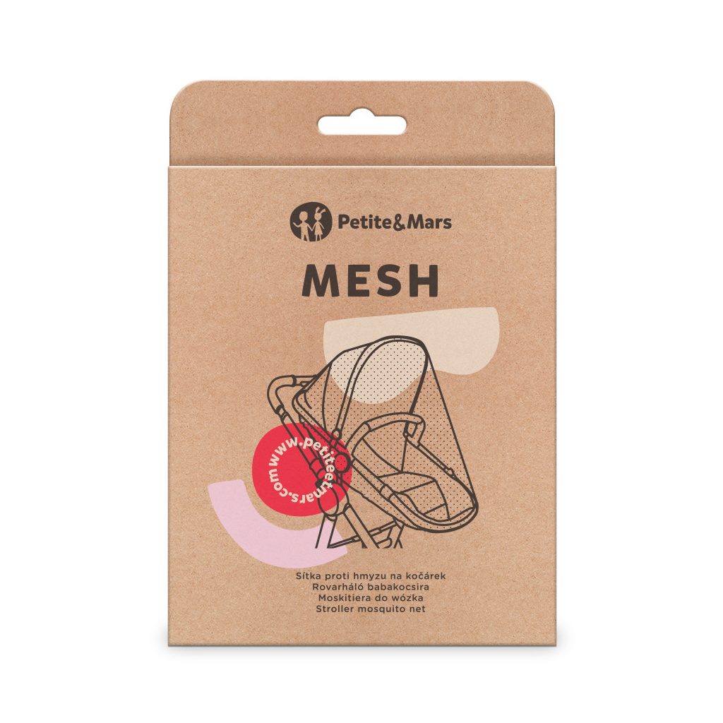 PETITE&MARS Rovarháló babakocsira Mesh univerzális