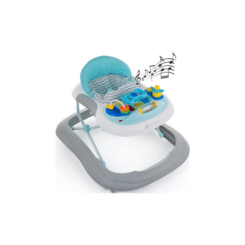 PETITE&MARS Bébikomp hanggal Monty Chevron Blue