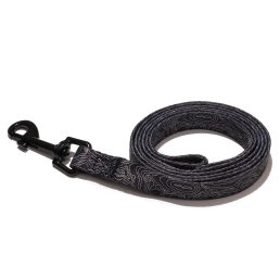 EXPLORER DOG Póráz Fekete topográfia S - 120x1,5 cm