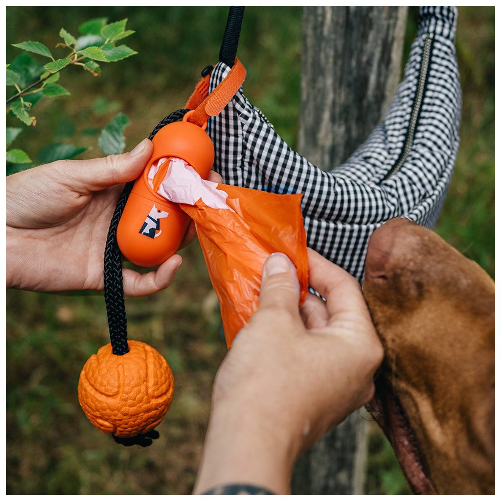 EXPLORER DOG AirBall kötélen Narancssárga 6,5 cm