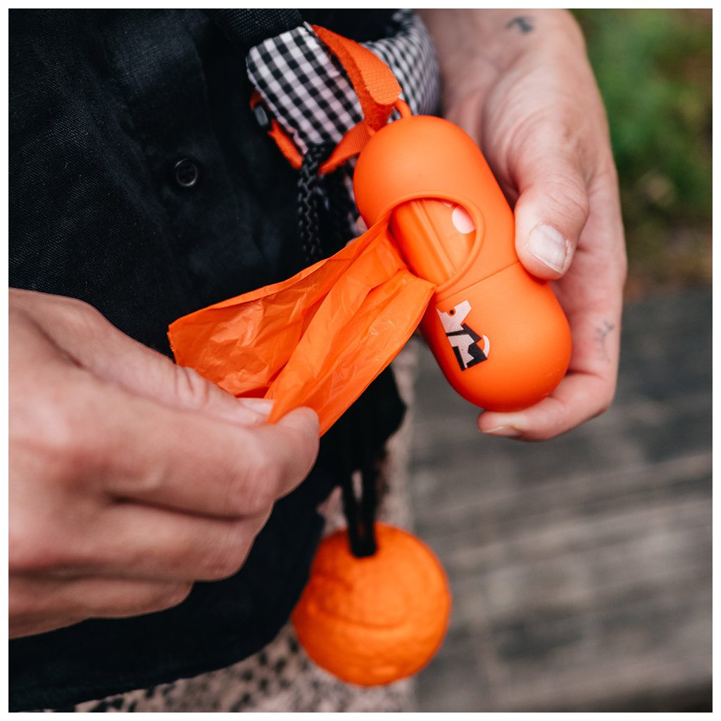 EXPLORER DOG AirBall kötélen Narancssárga 6,5 cm