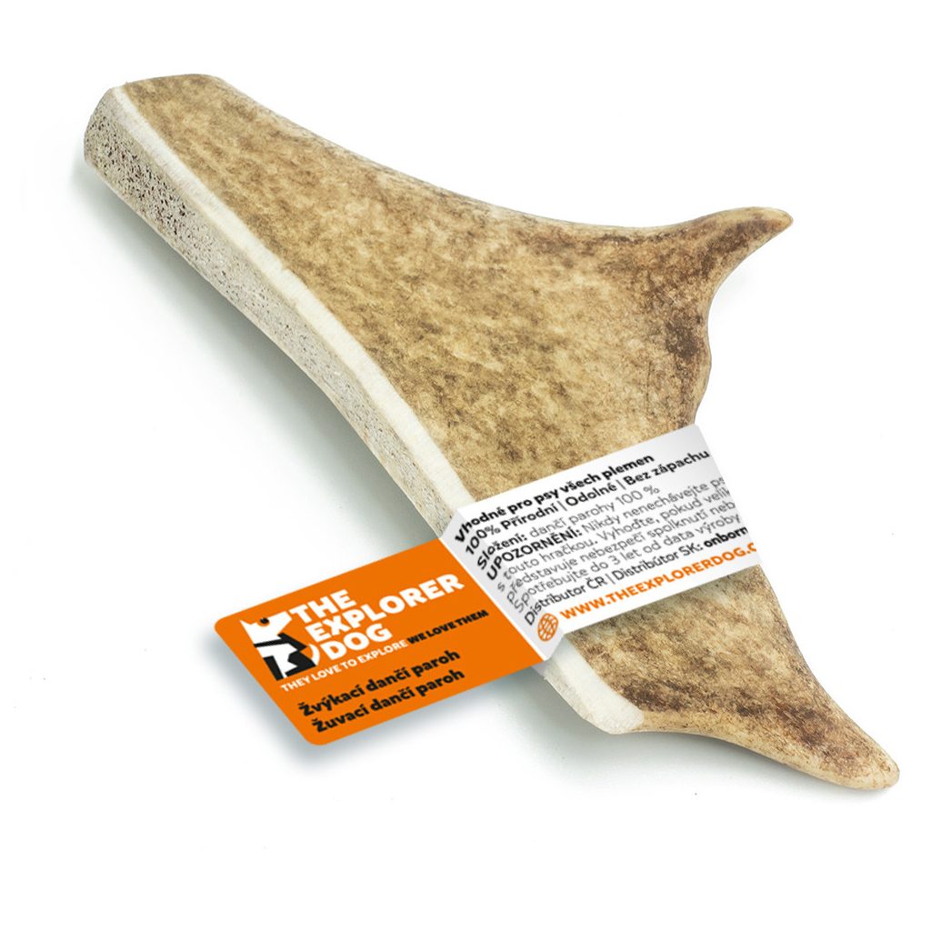 EXPLORER DOG Dámszarvas agancs rágóka M - kemény