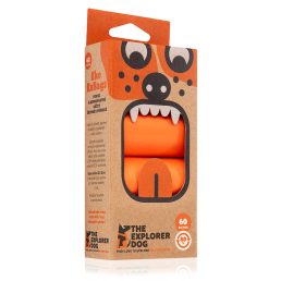   EXPLORER DOG Kutyaürülék zacskó újrahasznosított anyagokból - 60 db