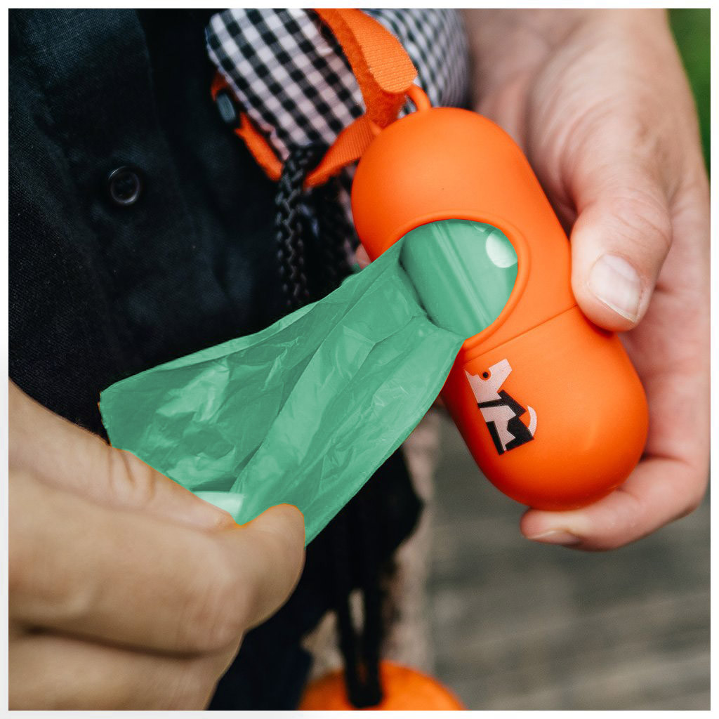 EXPLORER DOG menta illatú újrahasznosított kutyaürülék zacskók 60 db