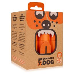   EXPLORER DOG Kutyaürülék zacskó újrahasznosított anyagokból - 270 db