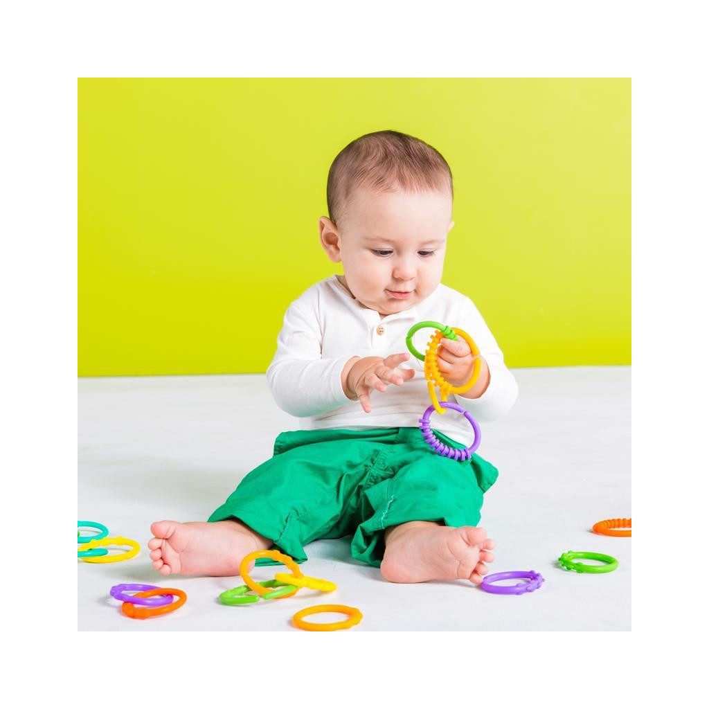 BRIGHT STARTS Rágóka C-karika, 0 hó+