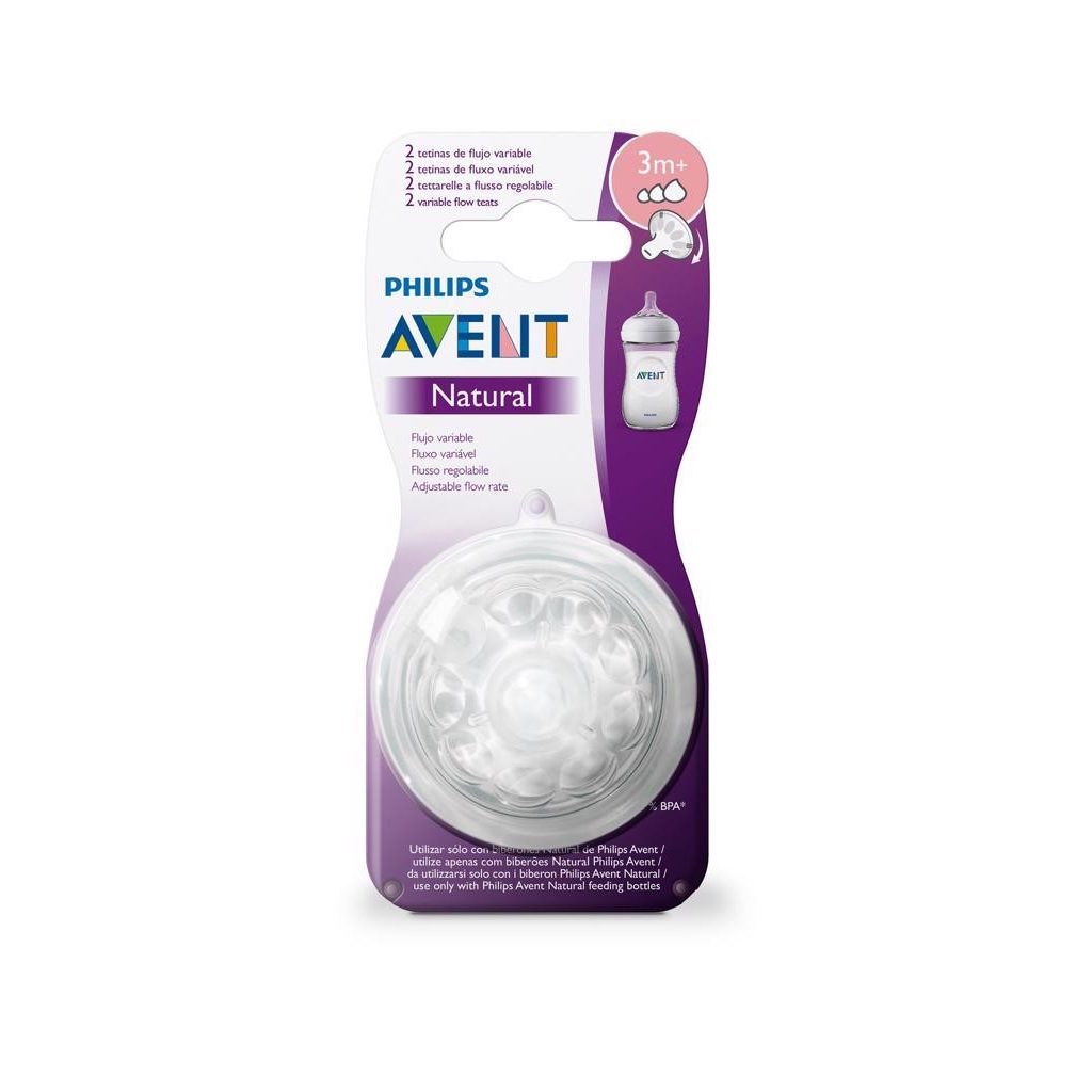 Philips AVENT SCF045/27 variábilis etetőcumi Natural 3 hó+