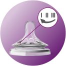 Philips AVENT SCF045/27 variábilis etetőcumi Natural 3 hó+