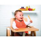 NATTOU Szilikon előke rögzítéssel terrakotta BPA mentes