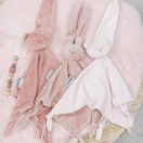 NATTOU Szilikon cumitartó pánt peach  BPA mentes