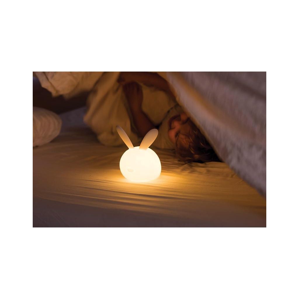 NATTOU éjszakai fény szilikon hangérzékelővel Lapidou nyuszi