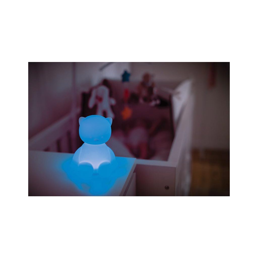 NATTOU éjszakai fény szilikon hangérzékelővel Lapidou cica