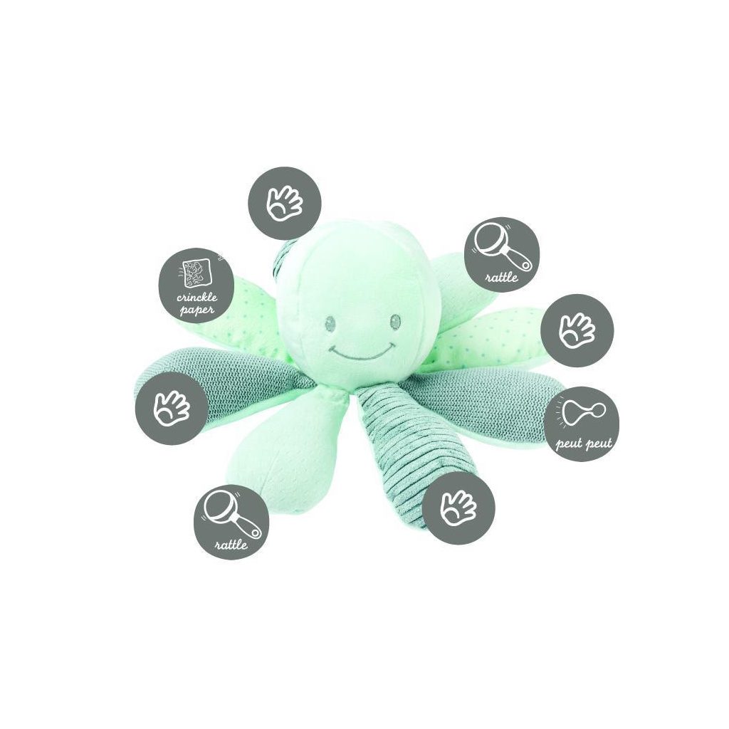 NATTOU Fejlesztő játék polip 8 aktivitás Lapidou mint