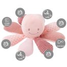 NATTOU Fejlesztő játék polip 8 aktivitás Lapidou pink