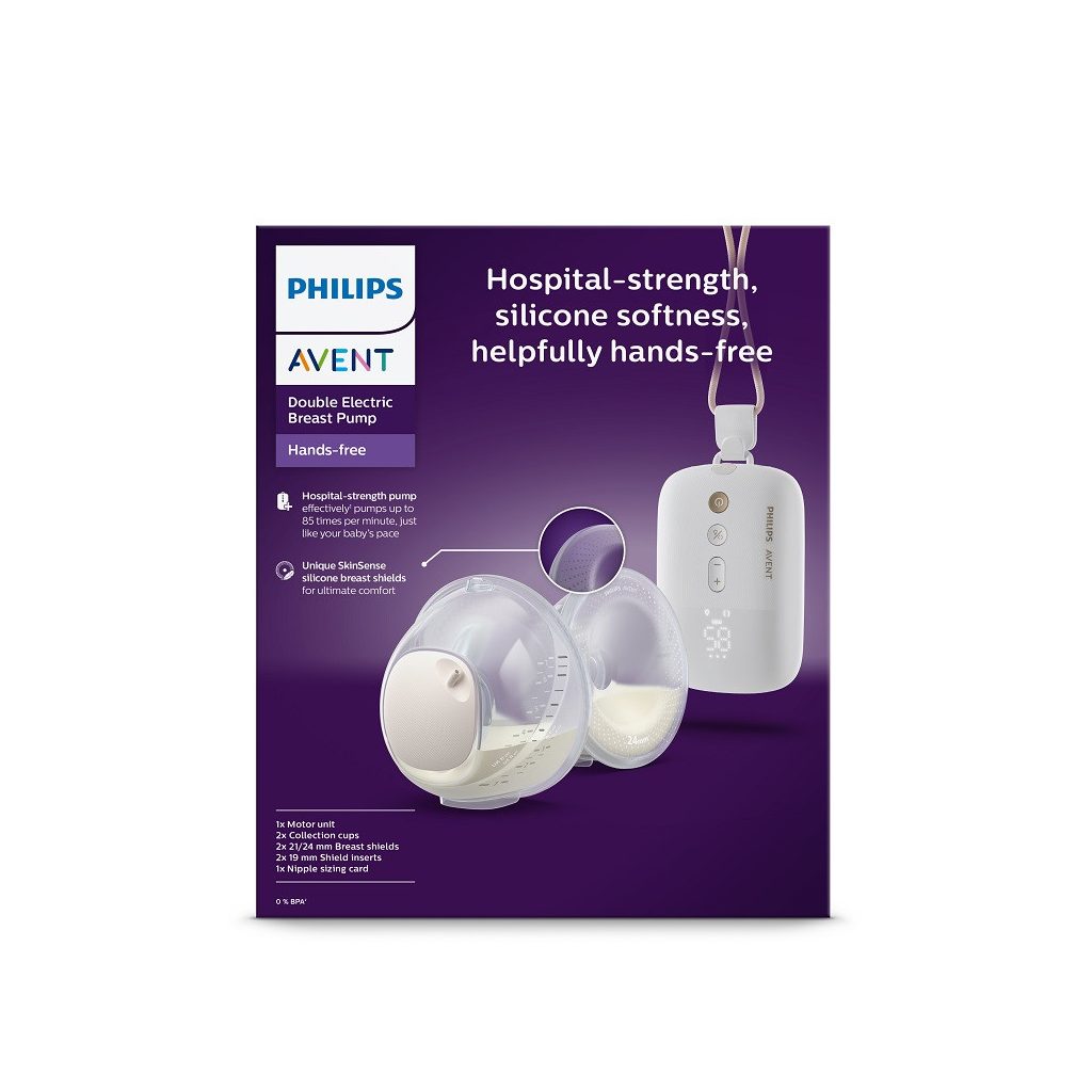 Philips AVENT Elektromos mellszívó Hands-Free DUO Premium Plus SCF532/11