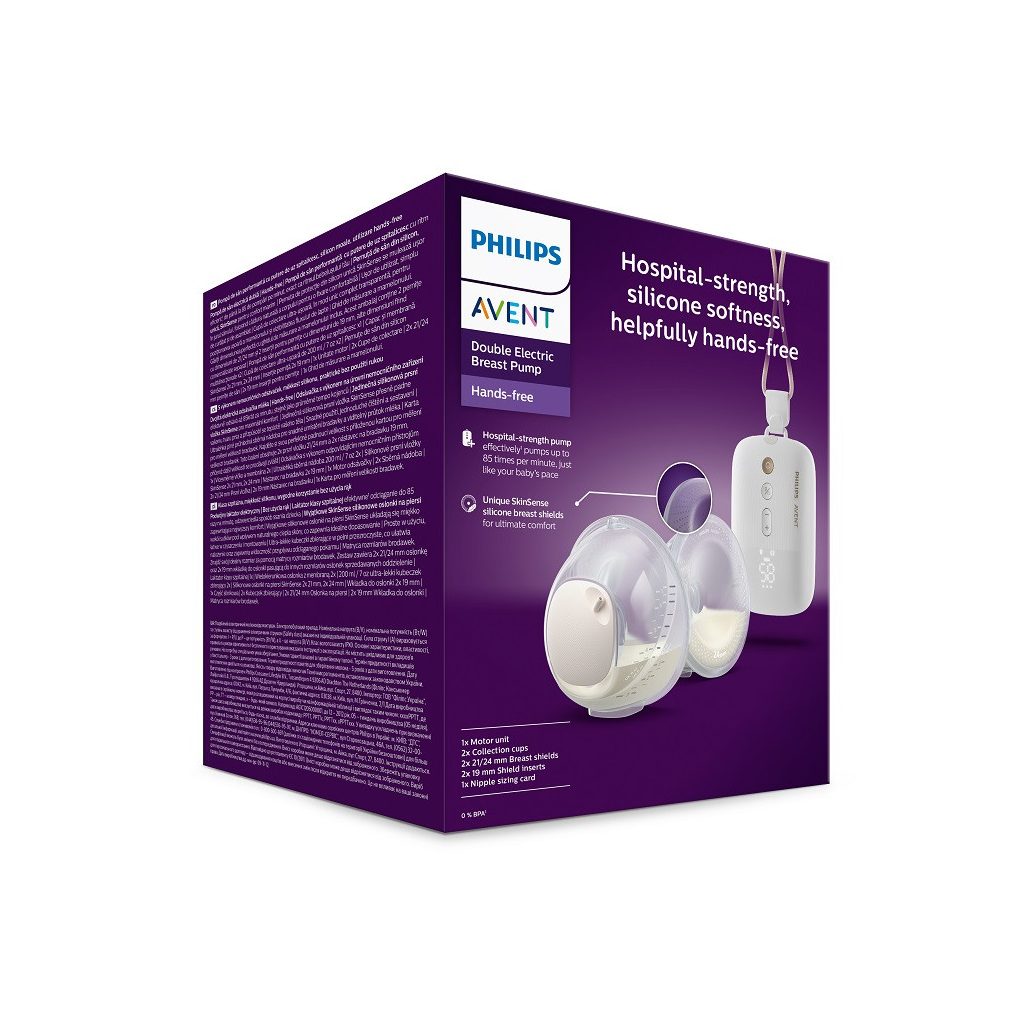 Philips AVENT Elektromos mellszívó Hands-Free DUO Premium Plus SCF532/11