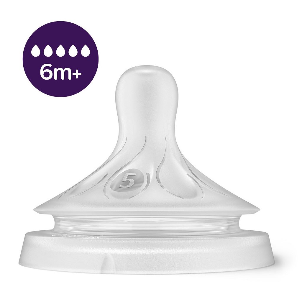Philips AVENT SCY960/03 Natural Response etetőcumi  mix 1hó+,3hó+,6hó+, 3 db