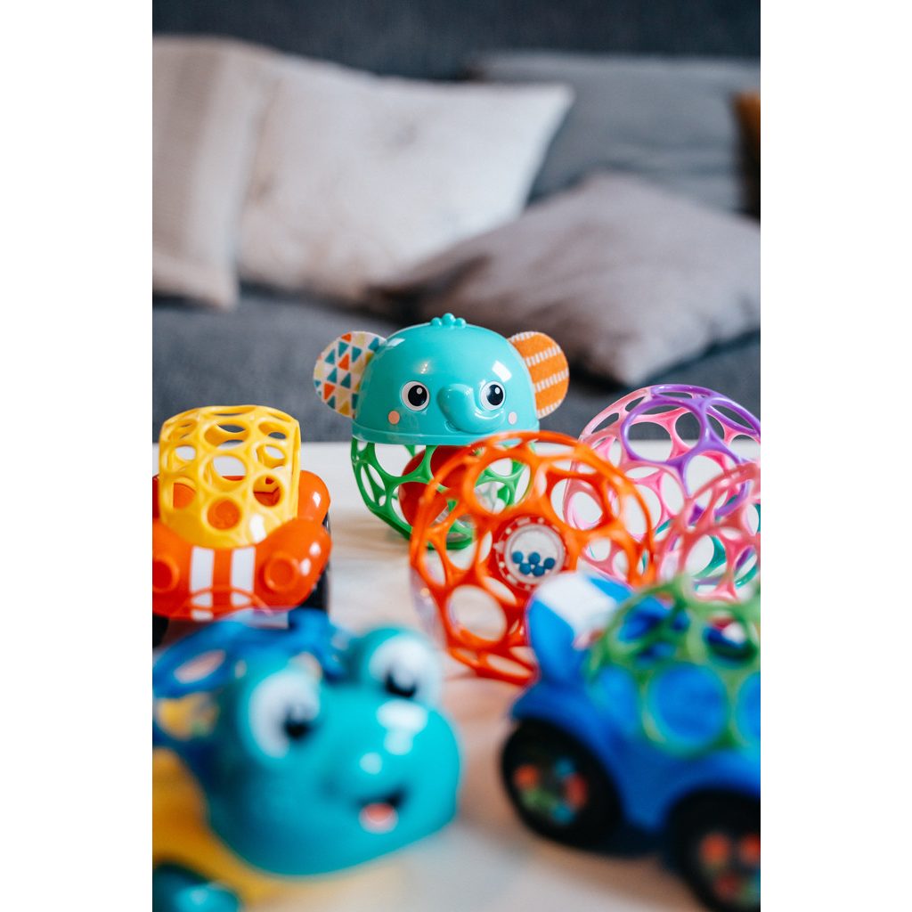 OBALL RATTLE játék 10 cm 0hó+ seafoam + AJÁNDÉK Aquaint 50ml