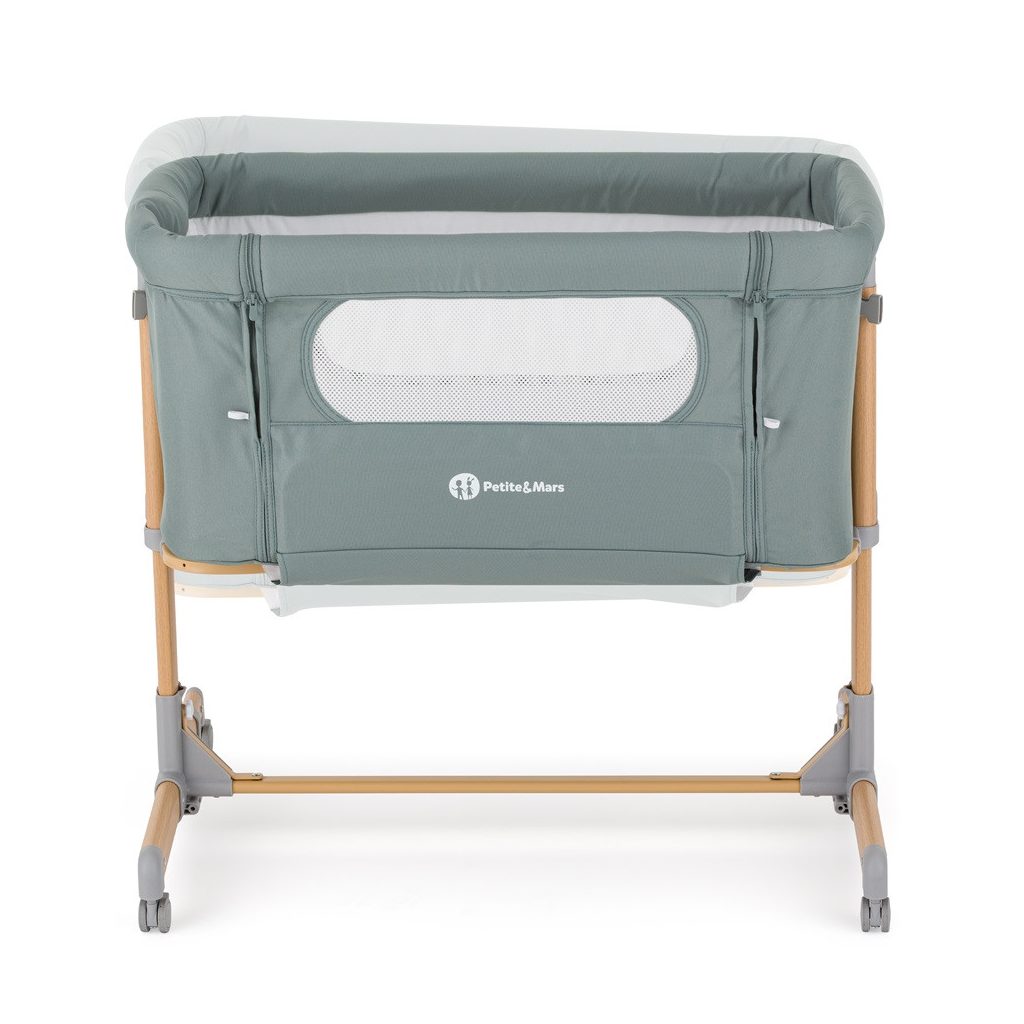 PETITE&MARS Állítható kiságy Grace Compact Foggy Green
