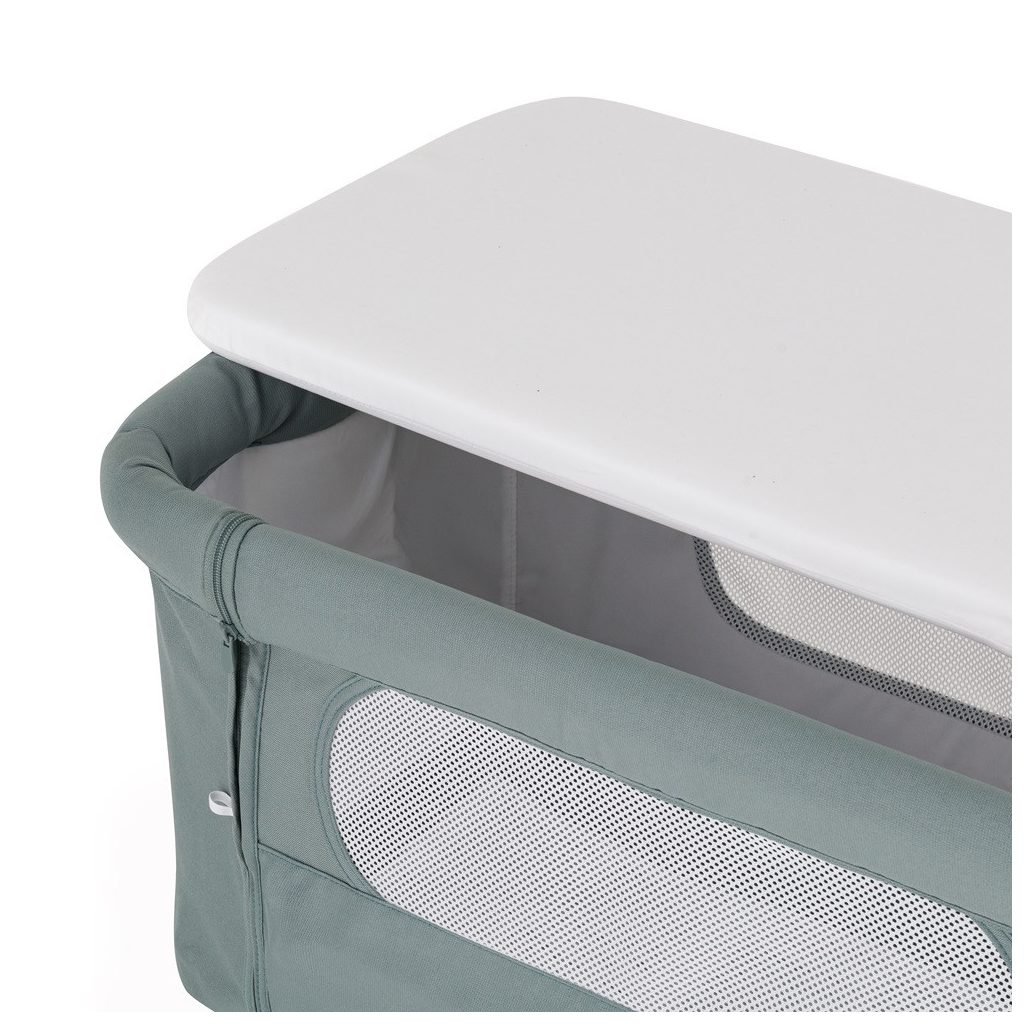 PETITE&MARS Állítható kiságy Grace Compact Foggy Green