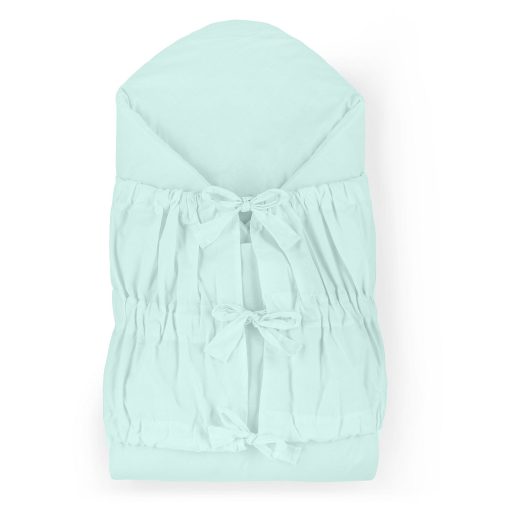 PETITE&MARS Megkötős pólya Nurse tömör kókusz betéttel Frosted Mint 75x75 cm