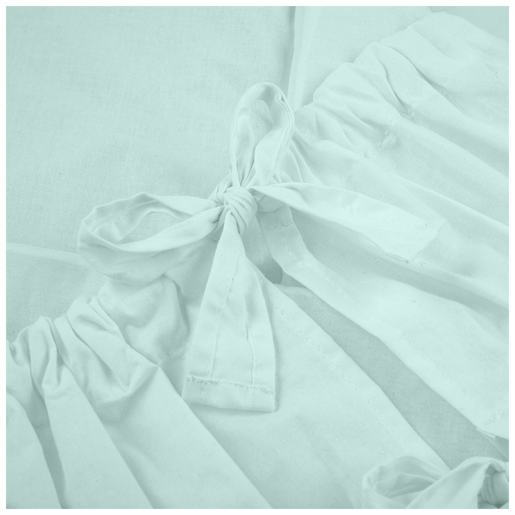 PETITE&MARS Megkötős pólya Nurse tömör kókusz betéttel Frosted Mint 75x75 cm