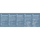 PETITE&MARS Megkötős pólya Nurse tömör kókusz betéttel Frosted Mint 75x75 cm