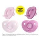 Avent SCF099/22 Soothie szilikon játszócumi 0-6 hó  Lány - 2 db