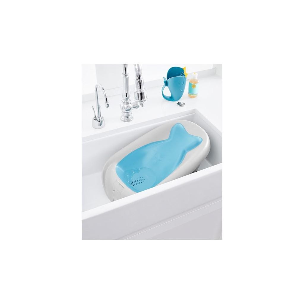 SKIP HOP Moby összecsukható fürdetőszék kék 0-6m