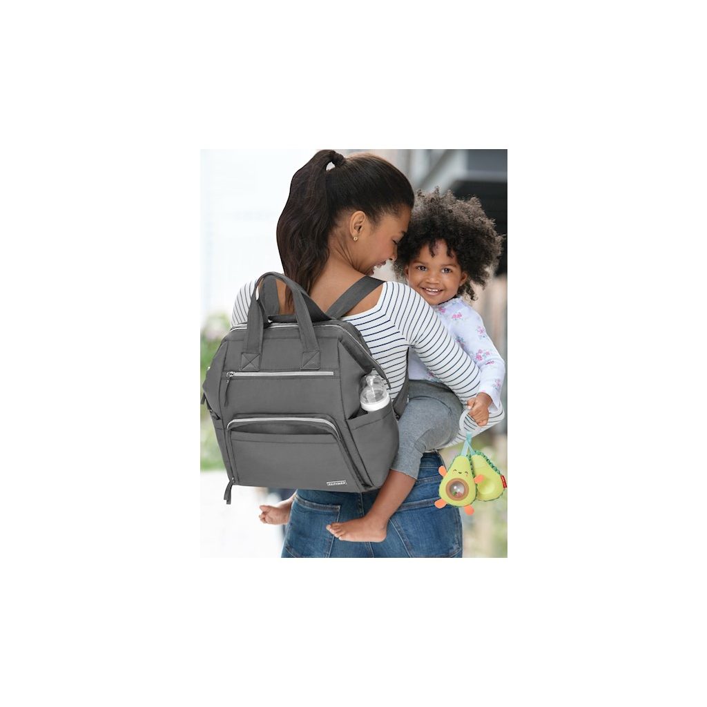 SKIP HOP Táska pelenkázó/hátizsák Mainframe Charcoal