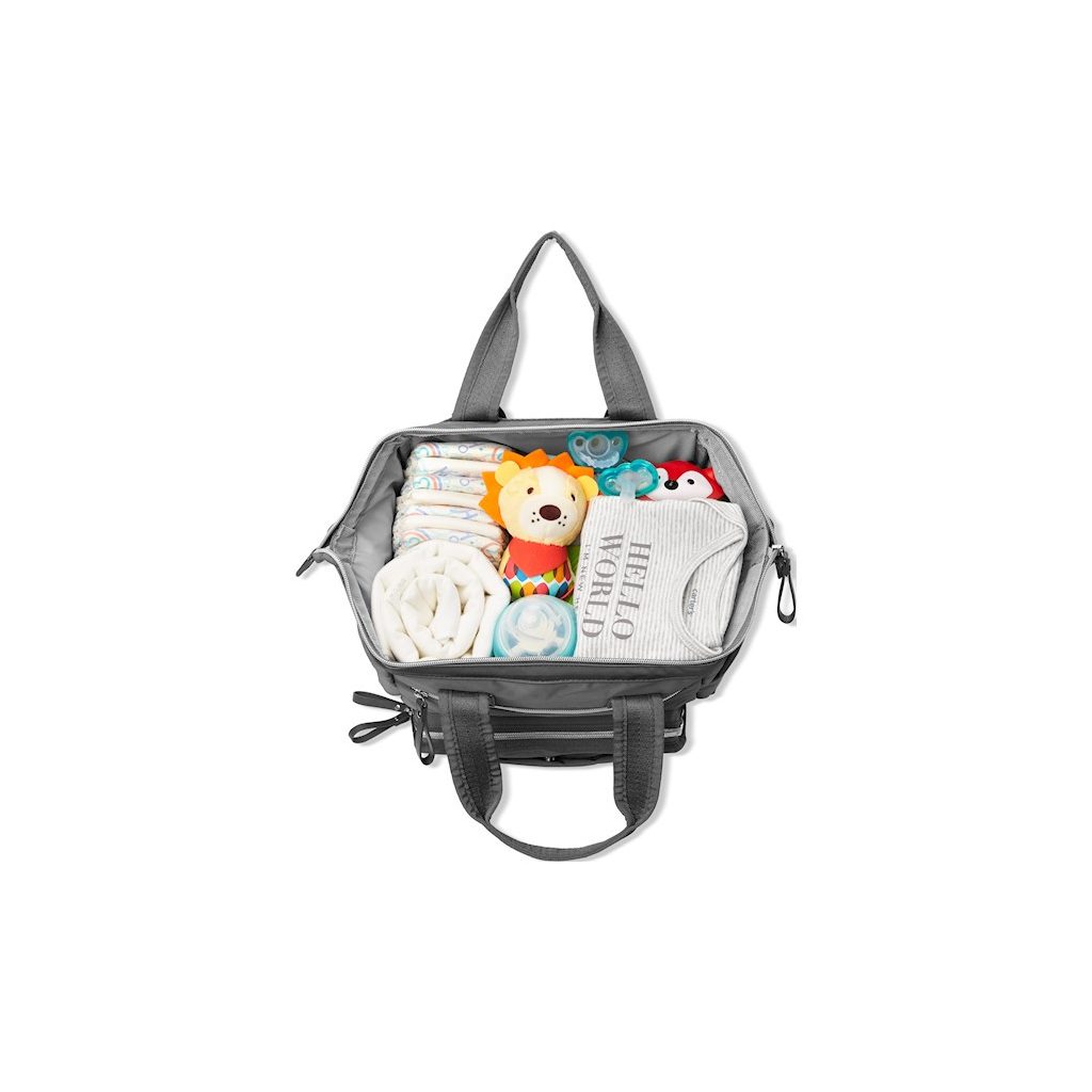 SKIP HOP Táska pelenkázó/hátizsák Mainframe Charcoal