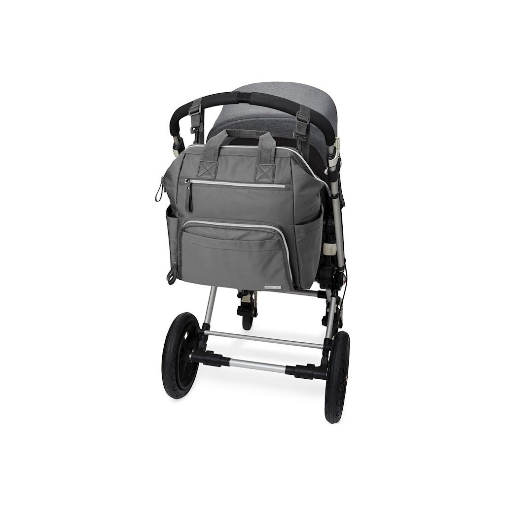 SKIP HOP Táska pelenkázó/hátizsák Mainframe Charcoal