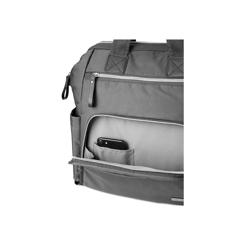 SKIP HOP Táska pelenkázó/hátizsák Mainframe Charcoal