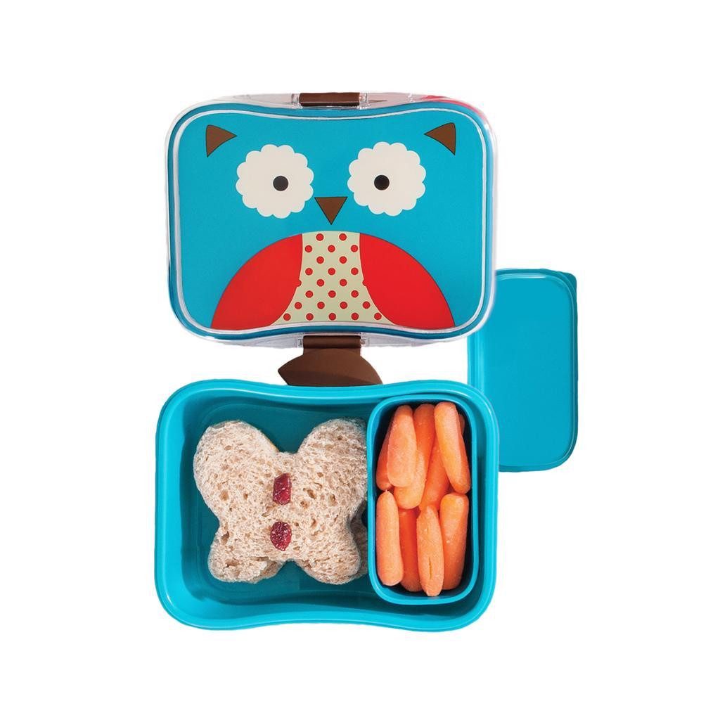 SKIP HOP Zoo Tízórai doboz 700 ml Bagoly 3év+