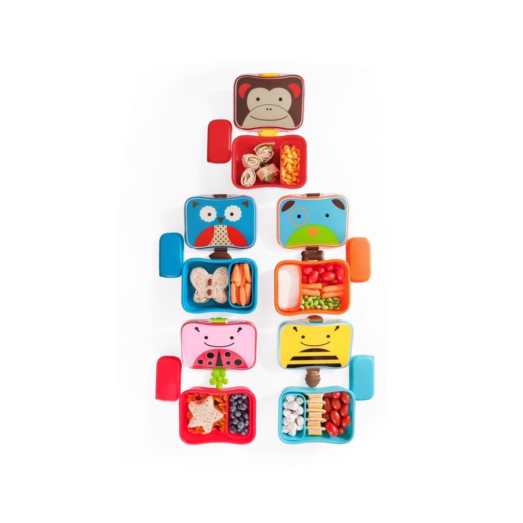 SKIP HOP Zoo Tízórai doboz 700 ml Pillangó 3év+