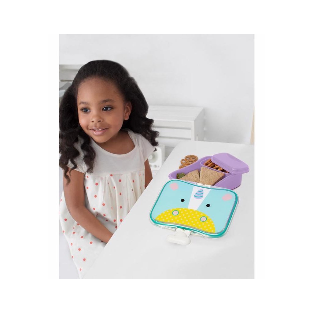 SKIP HOP Zoo Tízórai doboz 700 ml Egyszarvú 3év+