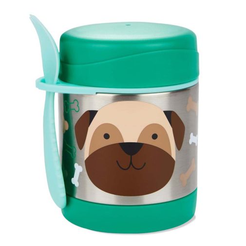 SKIP HOP Zoo Ételtermosz kanál/villával Mopsz 325 ml, 3év+