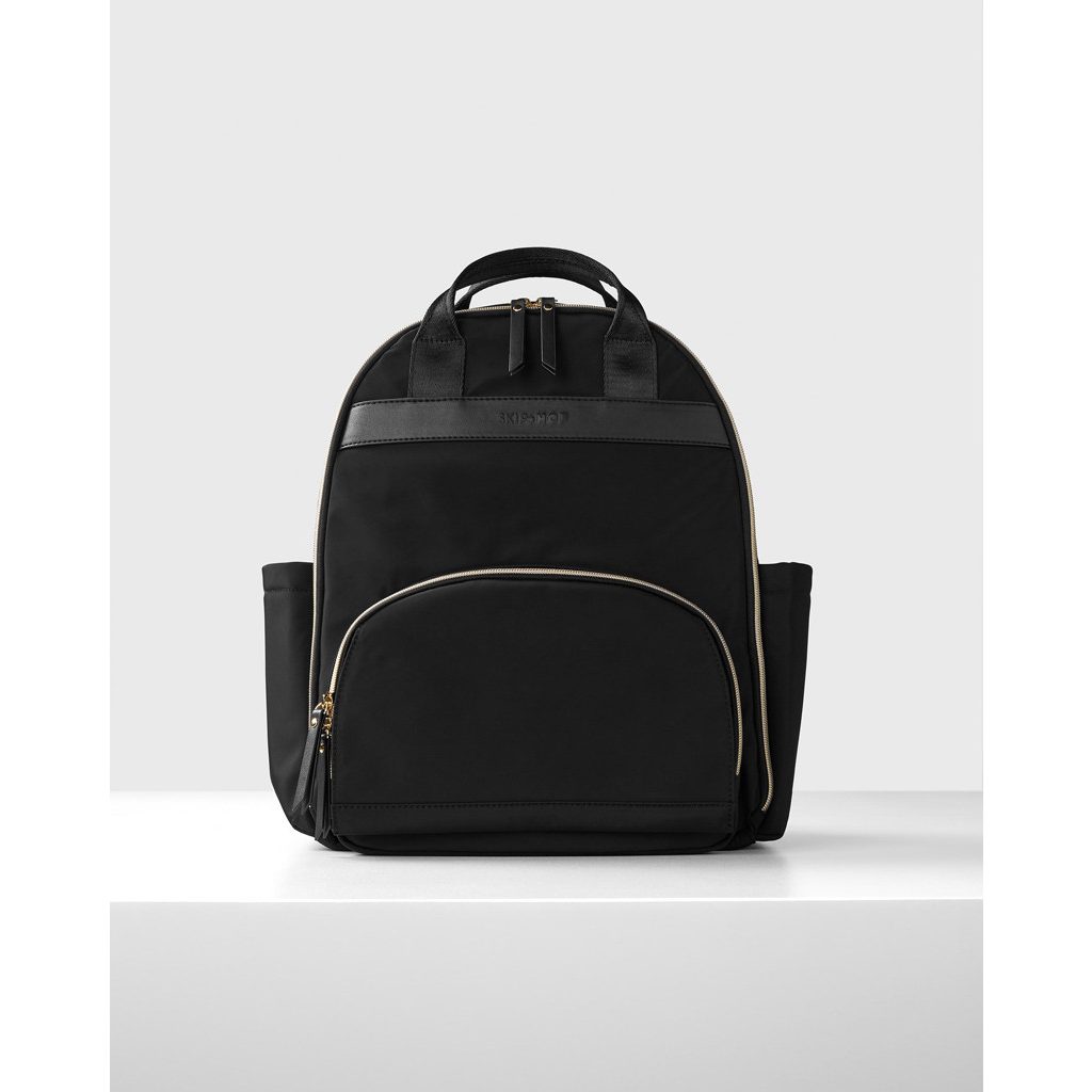 SKIP HOP Táska pelenkázó/hátizsák Envi-Luxe Black