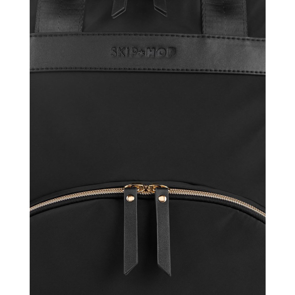 SKIP HOP Táska pelenkázó/hátizsák Envi-Luxe Black