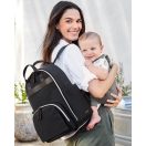 SKIP HOP Táska pelenkázó/hátizsák Envi-Luxe Black