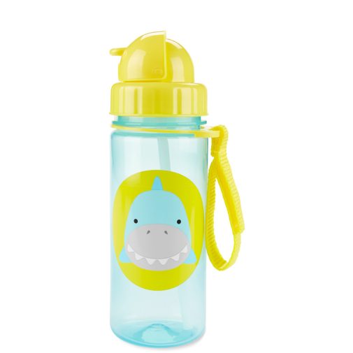 SKIP HOP Zoo Pohár szívószállal PP PVC és BPA mentes Cápa 12m+